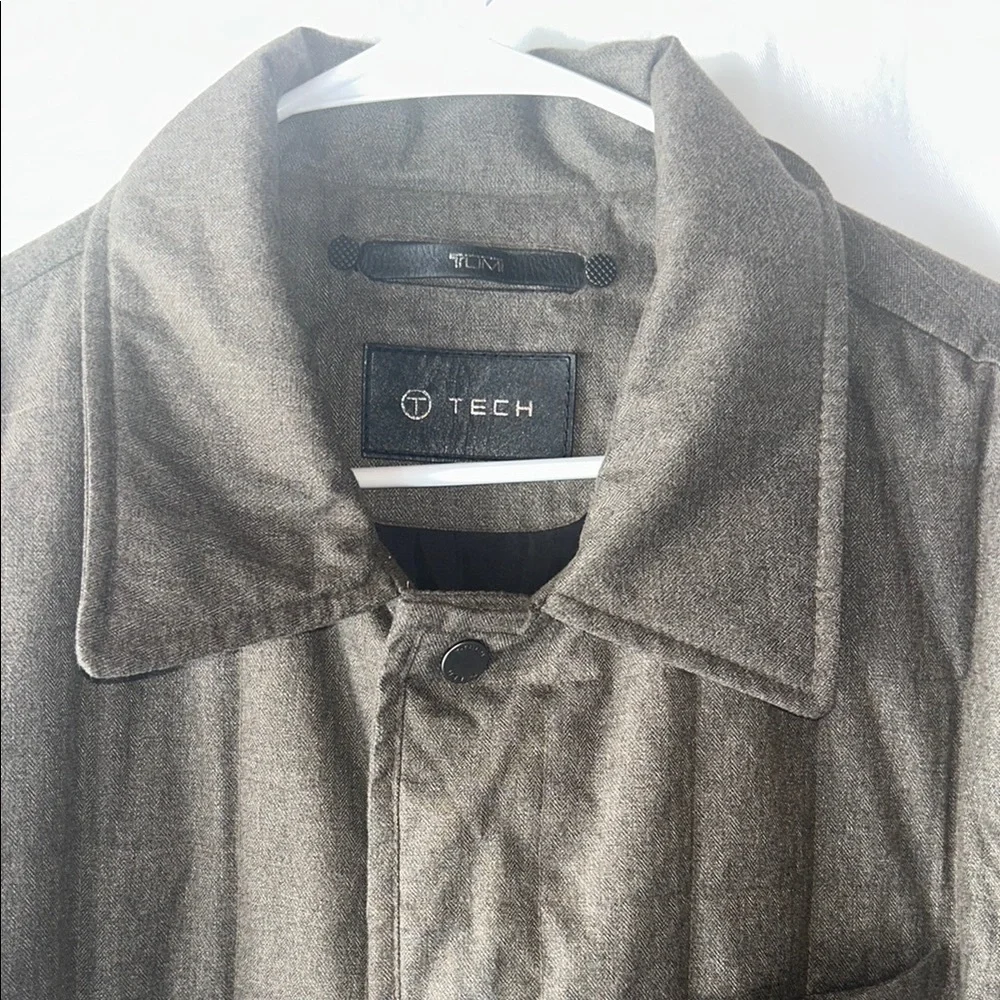 Tumi Tech Men's Brown Quilted‎ Jacket